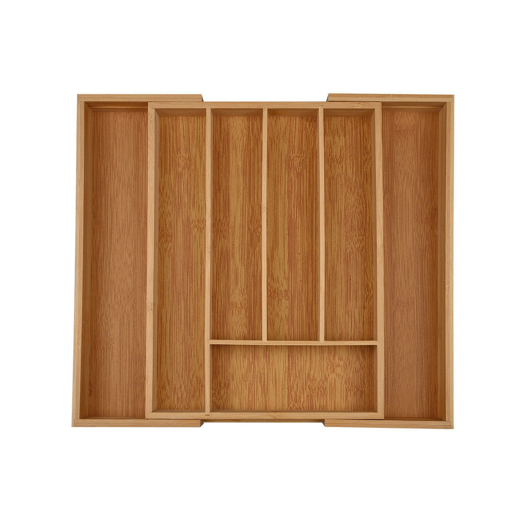 Θήκη Συρταριού Για Μαχαιροπίρουνα Επεκτεινόμενη Ξύλινη Bamboo Essentials Estia