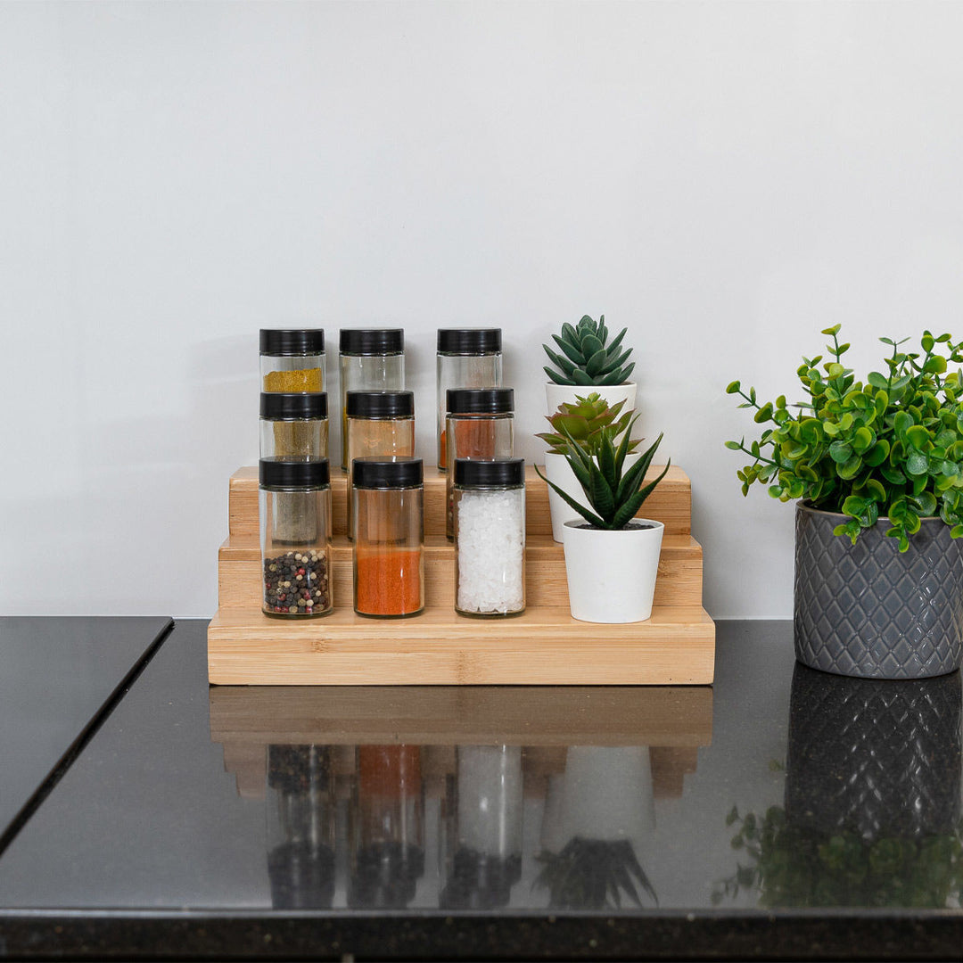 Βάση Οργάνωσης Πάγκου Επεκτεινόμενη Ξύλινη Bamboo Essentials Estia