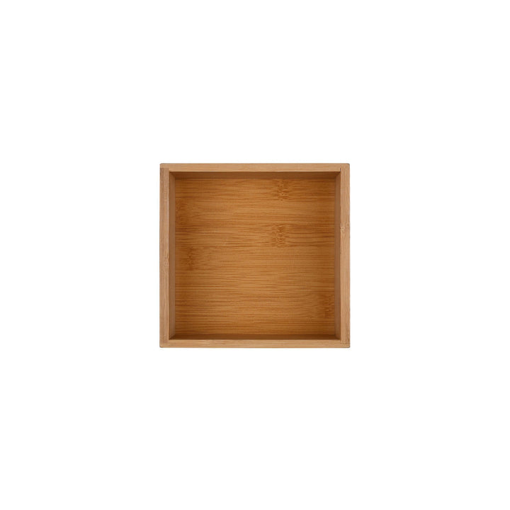 Κουτί Οργάνωσης Συρταριού Ξύλινο 15x15 Bamboo Essentials Estia