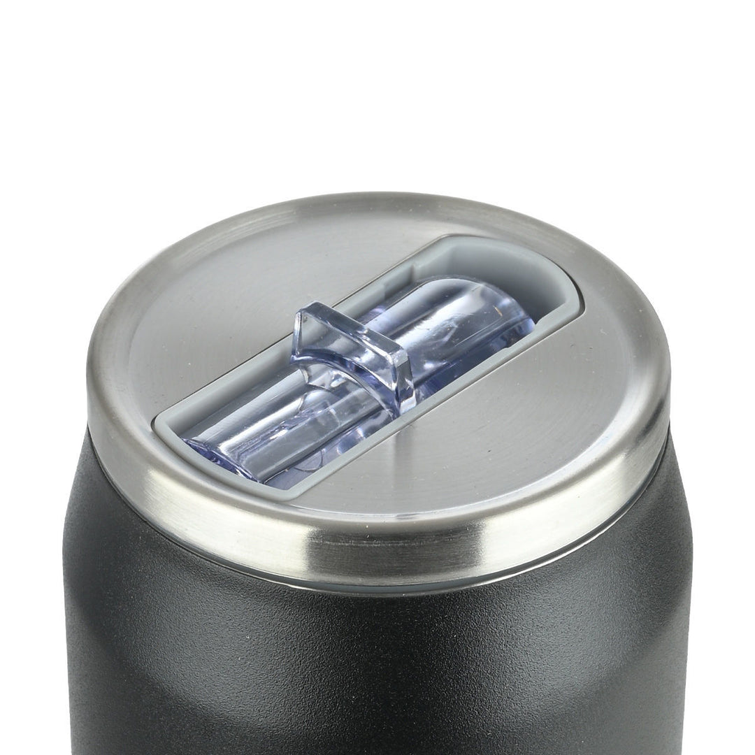 Estia Ποτήρι Θερμός Με Καλαμάκι 500ml Μαύρο ΠΑΟΚ Edition Travel Cup