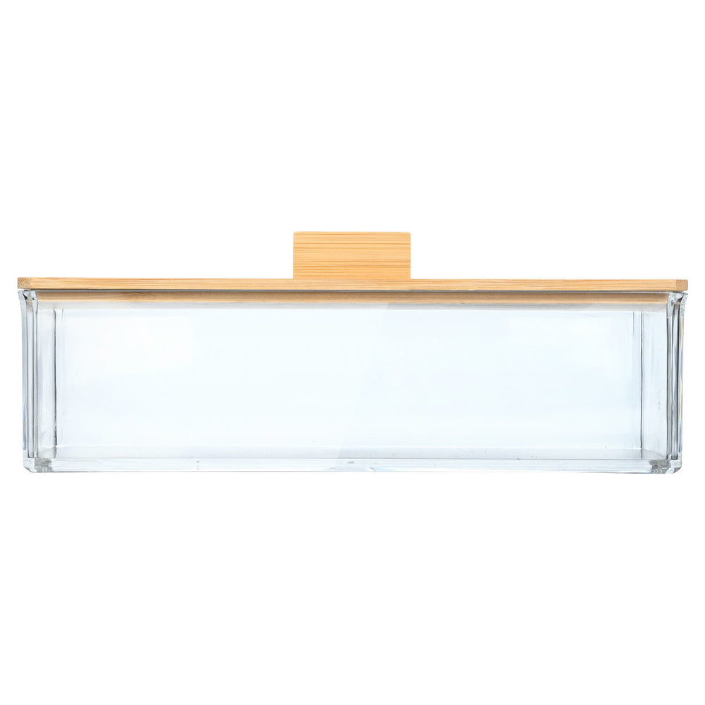 Κουτί Αποθήκευσης Και Οργάνωσης Bamboo Essentials Ορθογώνιο 233X94X88cm Με Καπάκι Homely