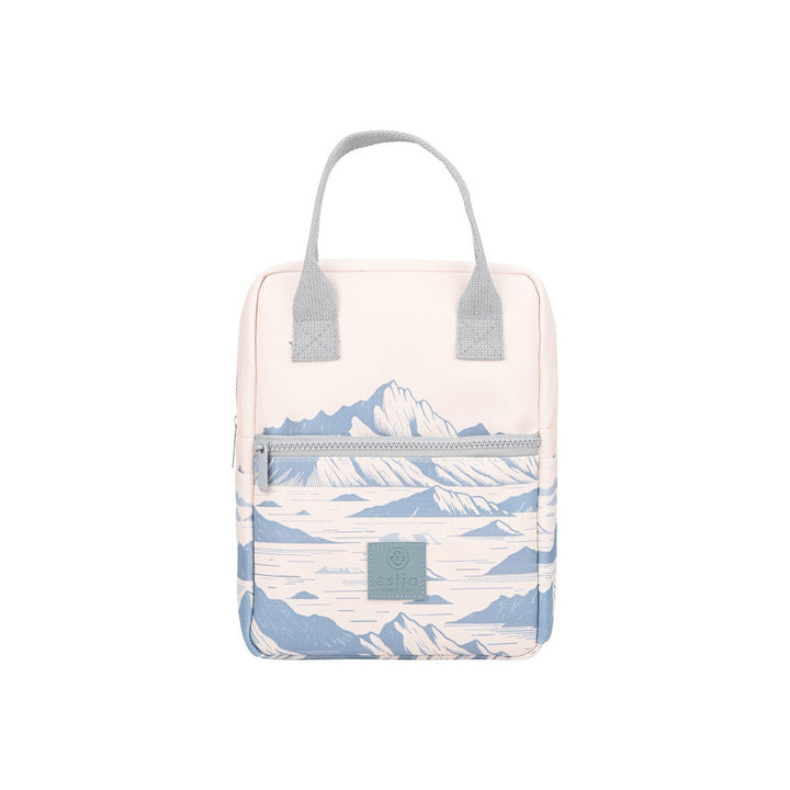 Τσάντα Φαγητού Ισοθερμική 7lt Estia Save The Aegean Εκρού Με Βουνά Alpine Essence