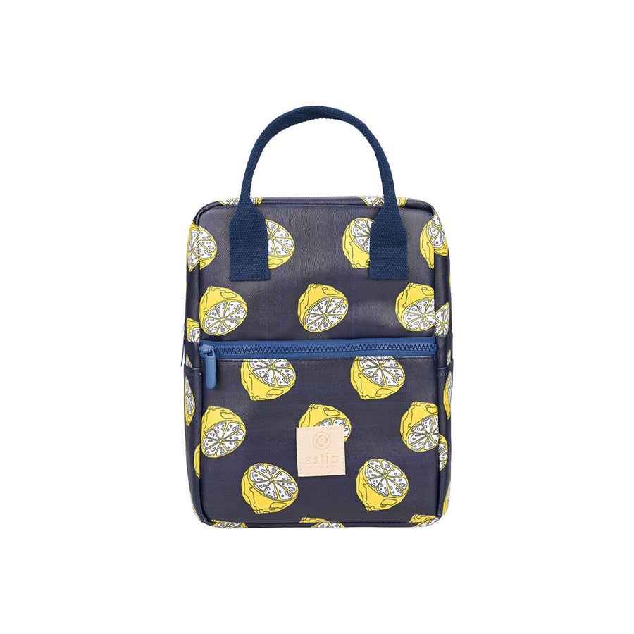 Τσάντα Φαγητού Ισοθερμική 7lt Estia Save The Aegean Μπλε Με Λεμόνια Citrus Infusion