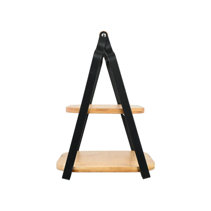 Δίσκος Σερβιρίσματος Bamboo Διόροφος Estia 20X26X28cm