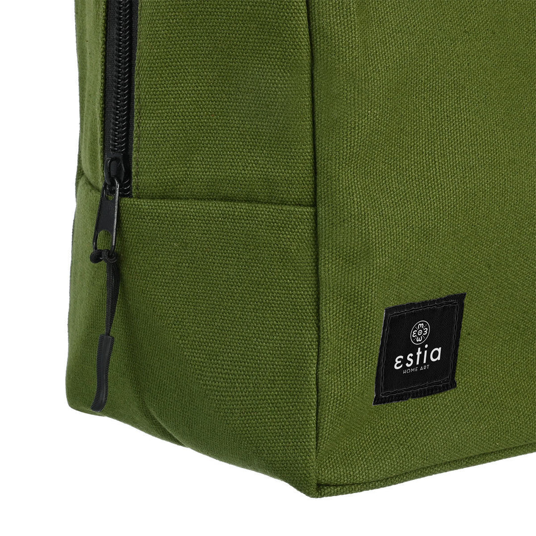 Τσάντα Φαγητού Ισοθερμική 6lt Estia Save The Aegean Πράσινη Forest Spirit