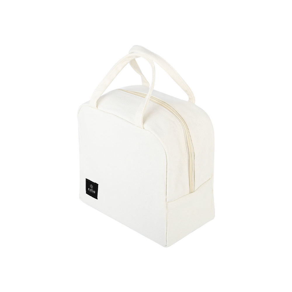 Τσάντα Φαγητού Ισοθερμική 6lt Estia Save The Aegean Λευκή Lily White