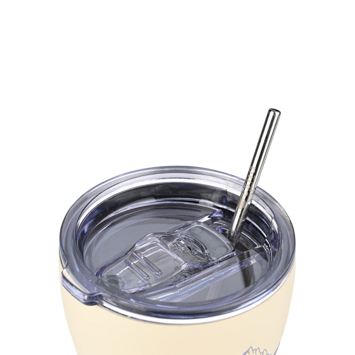 Estia Ποτήρι Θερμός  Save The Aegean 350ml Εκρού Με Βουνά Alpine Essence Coffee Mug