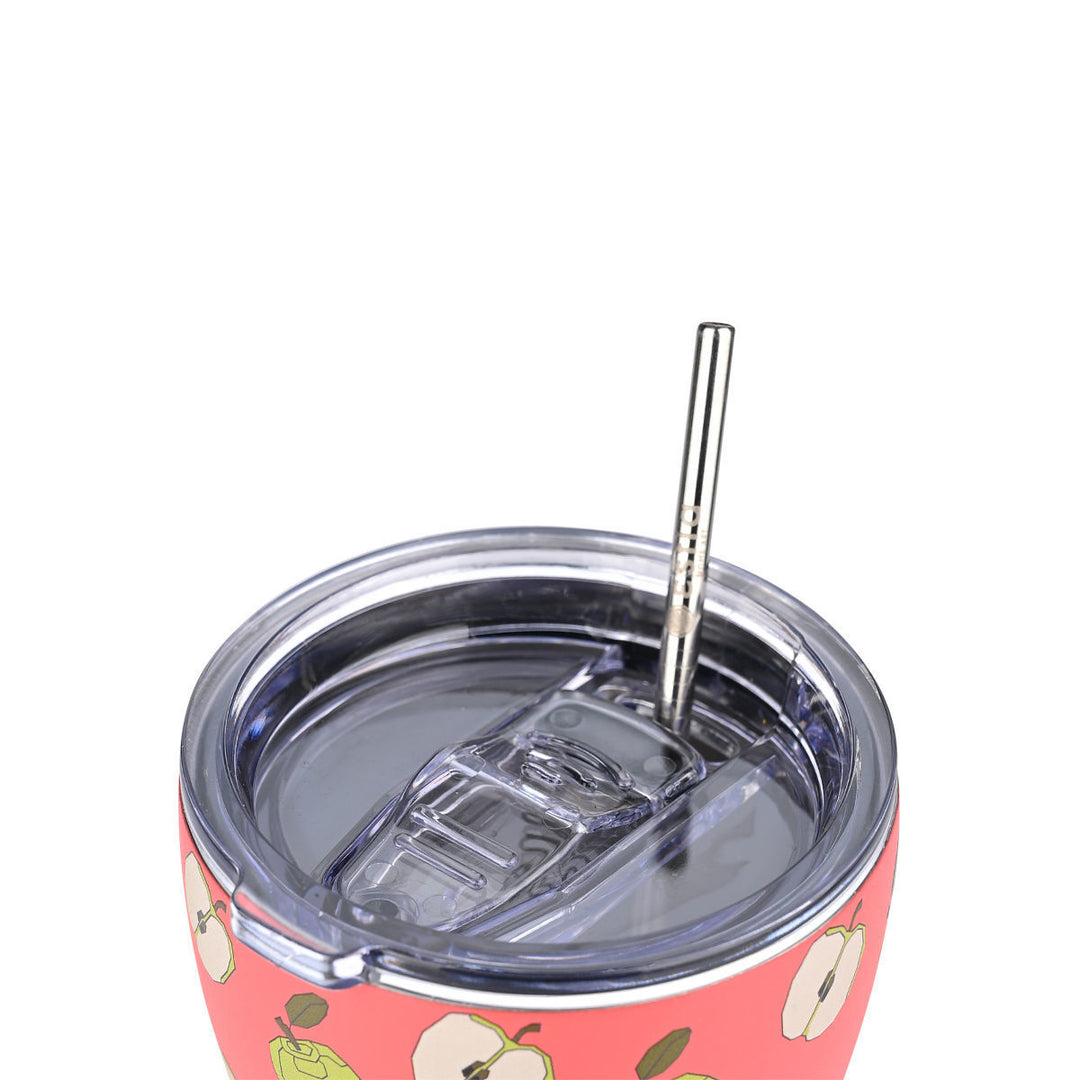 Estia Ποτήρι Θερμός  Save The Aegean 350ml Κοραλί Με Μήλα Apple Odyssey Coffee Mug