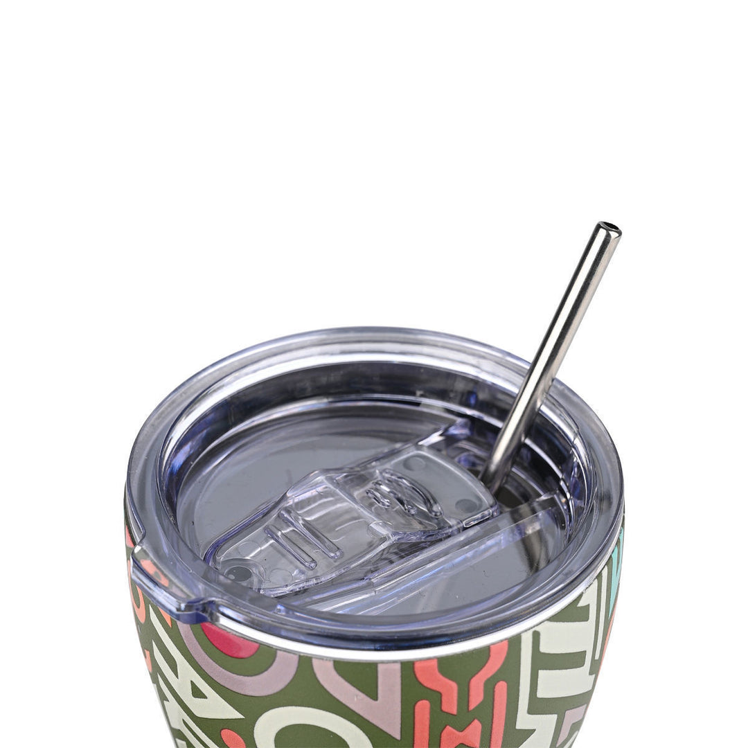 Estia Ποτήρι Θερμός  Save The Aegean 350ml Πολύχρωμα Σχέδια Geovivid Coffee Mug