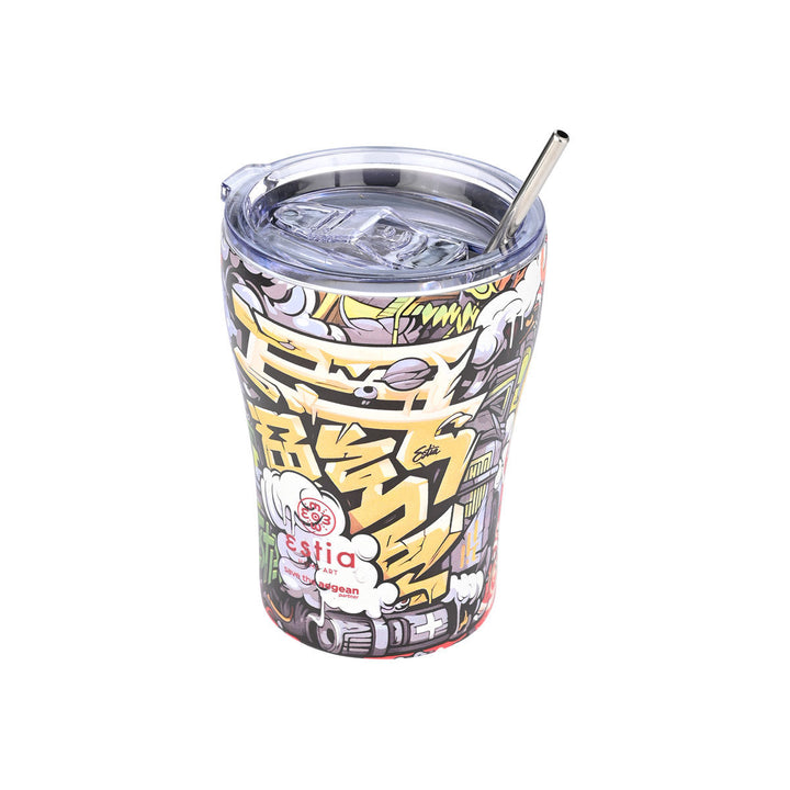 Estia Ποτήρι Θερμός  Save The Aegean 350ml Με Γκράφιτι Graffiti Rhythm Coffee Mug