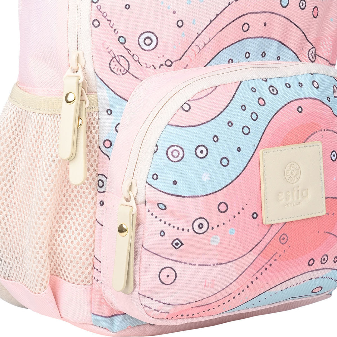 Τσάντα Παιδική 10lt Estia Ροζ Με Σχέδια Whimsy Wonders