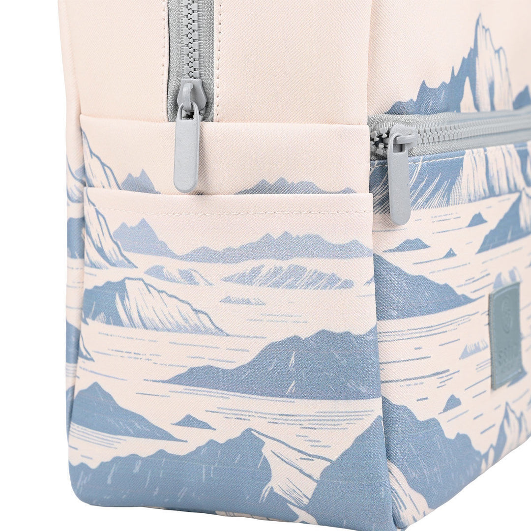 Τσάντα Φαγητού Ισοθερμική 7lt Estia Save The Aegean Εκρού Με Βουνά Alpine Essence