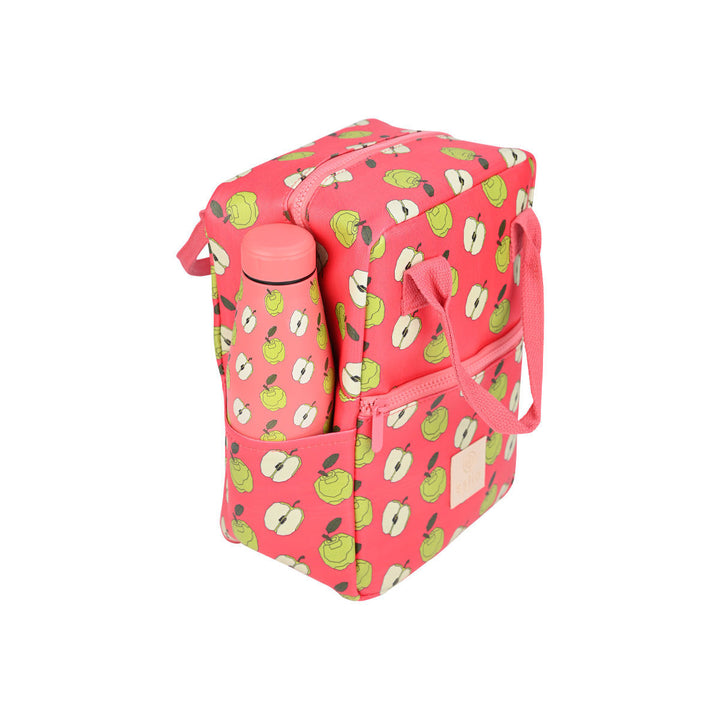 Τσάντα Φαγητού Ισοθερμική 7lt Estia Save The Aegean Κοραλί Με Μήλα Apple Odyssey