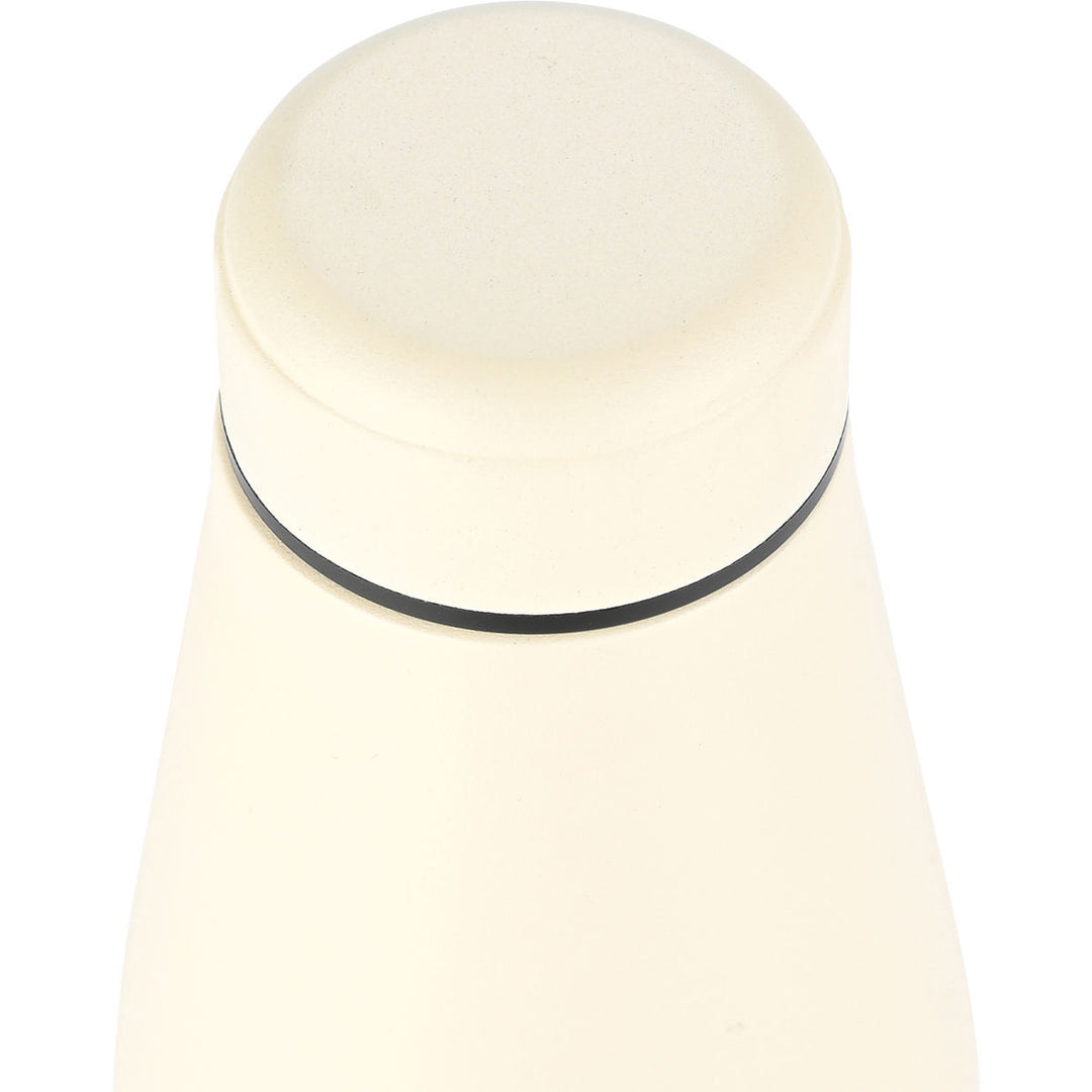 Κοντινό στο μπεζ καπάκι παγουριού Estia με ματ υφή και λεπτή μαύρη γραμμή γύρω από τη βάση του.