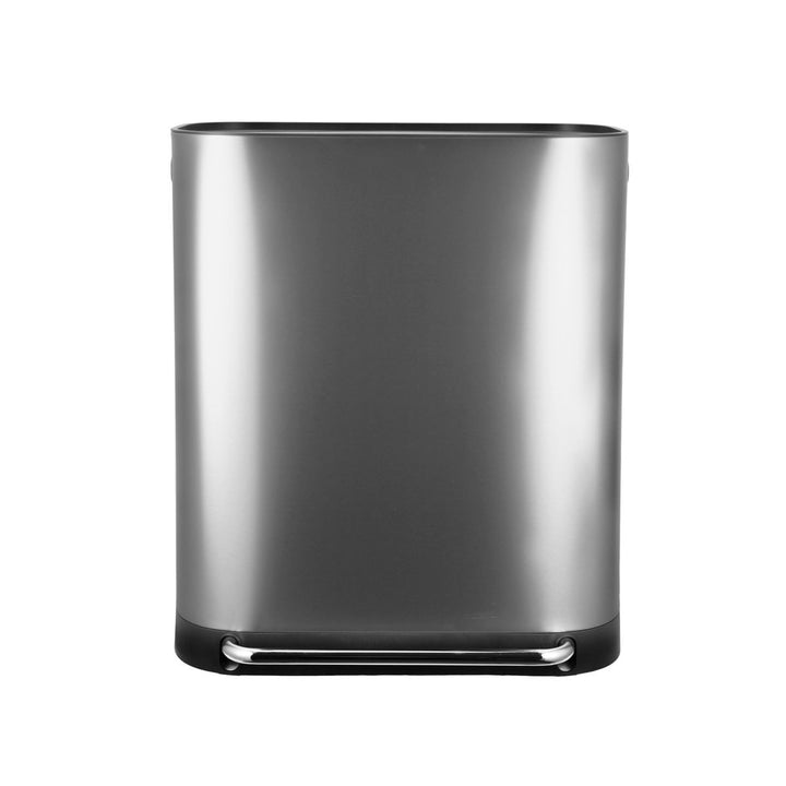 Κάδος Απορριμάτων Κουζίνας Ατσάλινος Ίνοξ Με 2 Δοχεία 30lt&30lt Estia