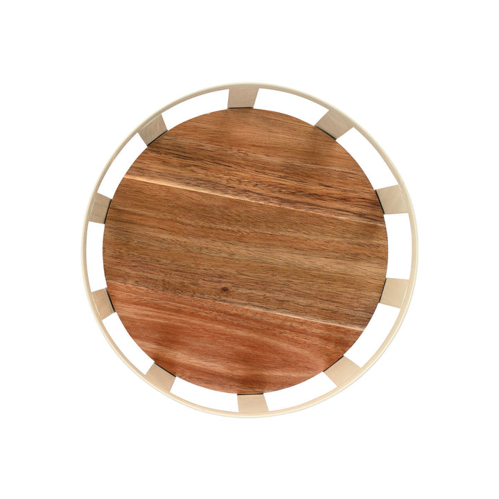 Φρουτιέρα Μεταλλική 24x24 Ivory Allure Estia