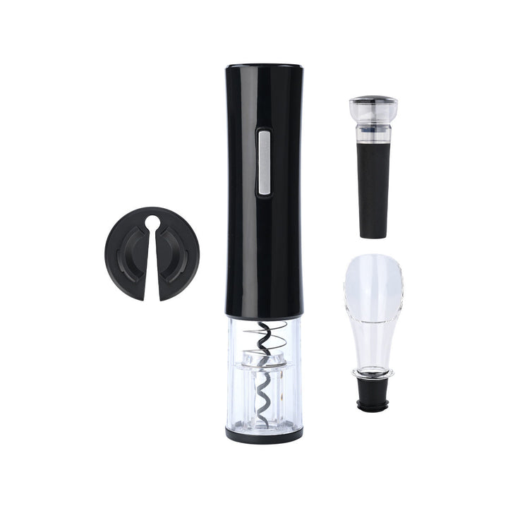 Ηλεκτρικό Ανοιχτήρι Κρασιού Με 3 Αξεσουάρ Μαύρο Estia