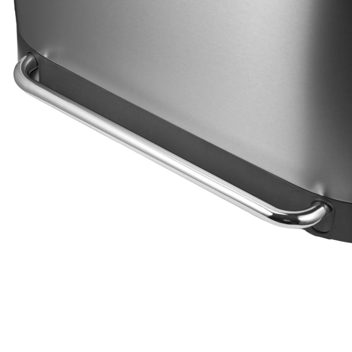 Κάδος Απορριμάτων Κουζίνας Ατσάλινος Ίνοξ Με 2 Δοχεία 30lt&30lt Estia