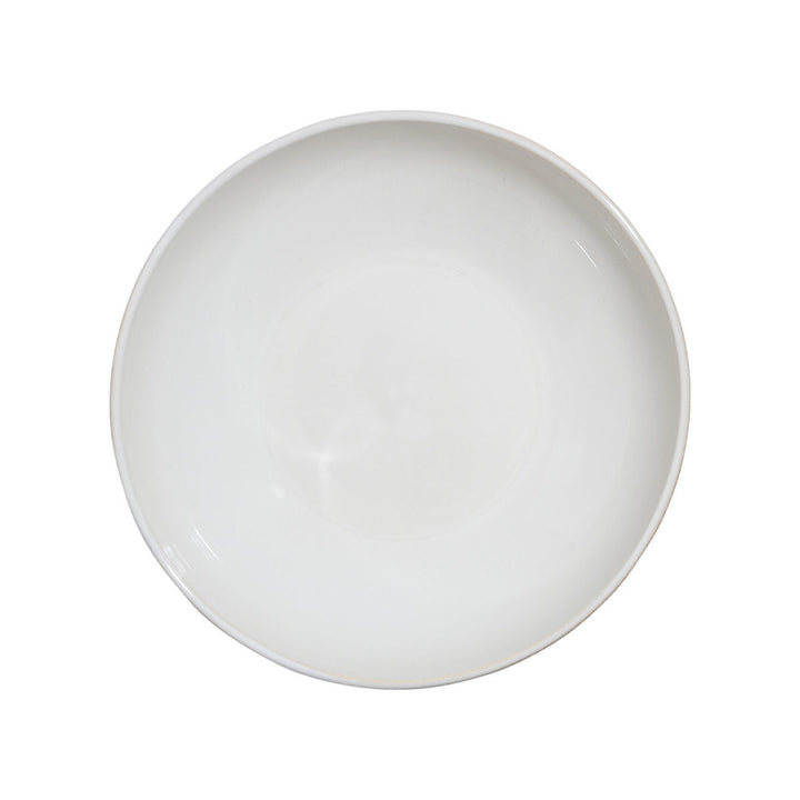 Επάνω όψη stoneware σαλατιέρας σε ιβουάρ χρώμα, με καθαρή επιφάνεια που τονίζει το απαλό φινίρισμα και το διακριτικό περίγραμμα.