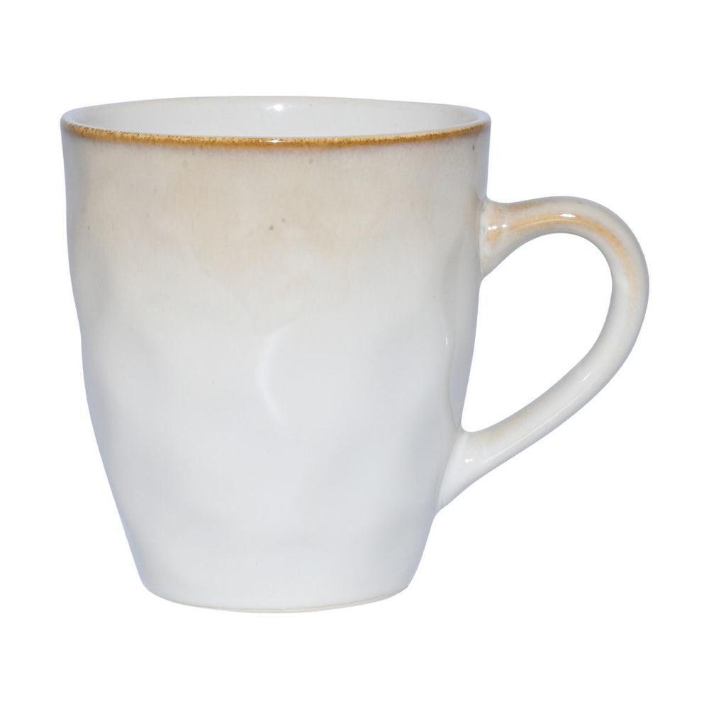 Κούπα Καφέ Μπεζ Stoneware 400ml Vignette Estia