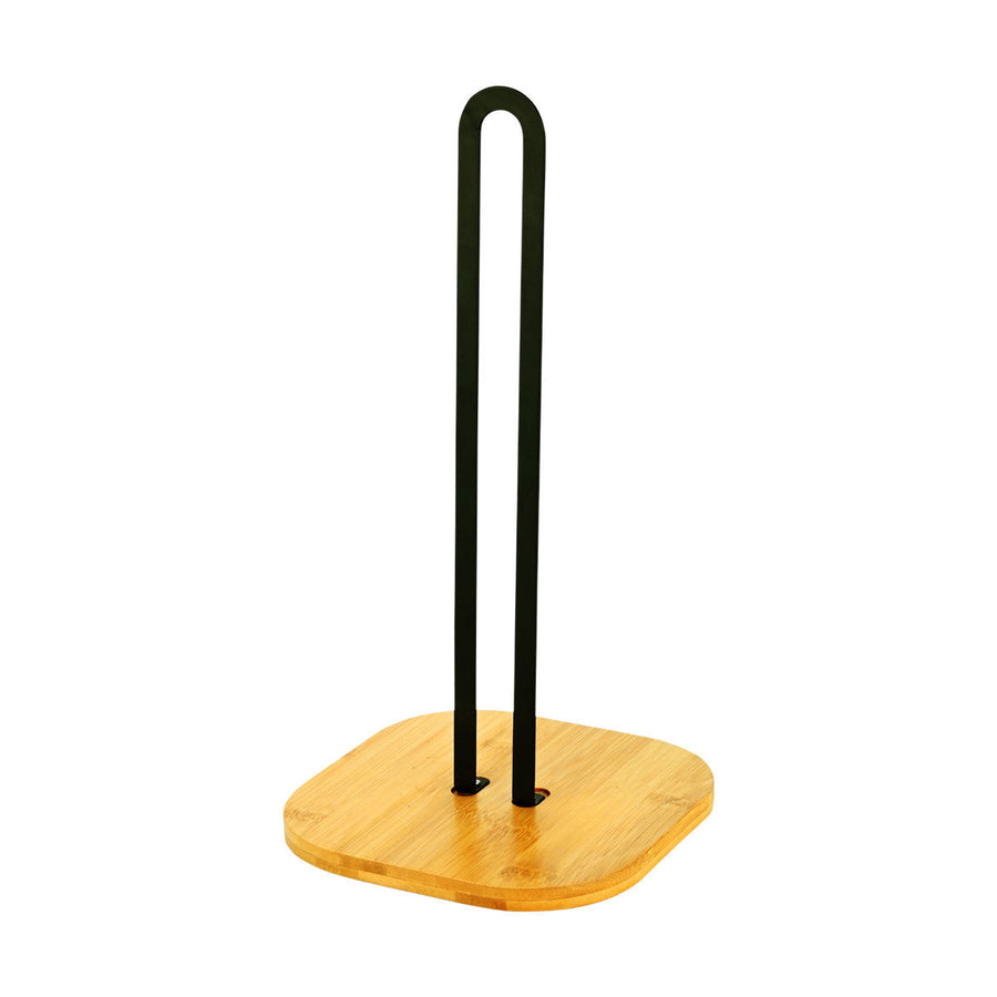 Βάση Για Ρολό Κουζίνας Μεταλλική Μαύρη Bamboo Essentials Estia