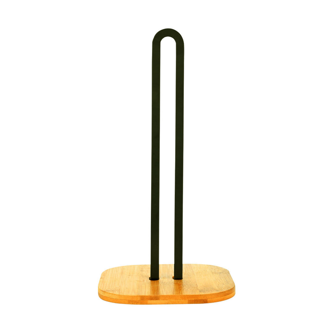 Βάση Για Ρολό Κουζίνας Μεταλλική Μαύρη Bamboo Essentials Estia