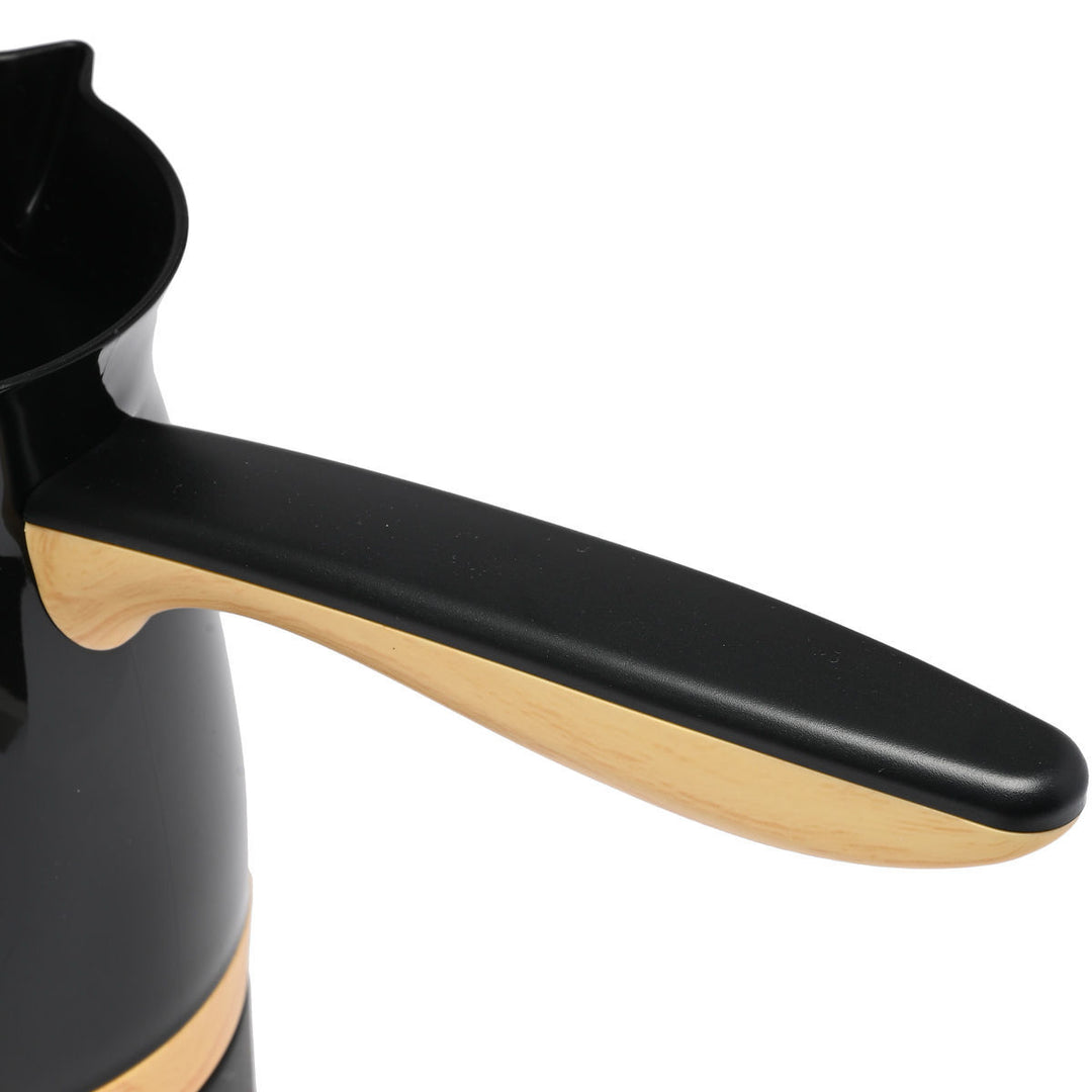 Μπρίκι Ηλεκτρικό Μαύρο Με Αντιθερμικά Τοιχώματα & Αποσπώμενη Βάση Estia 1000w