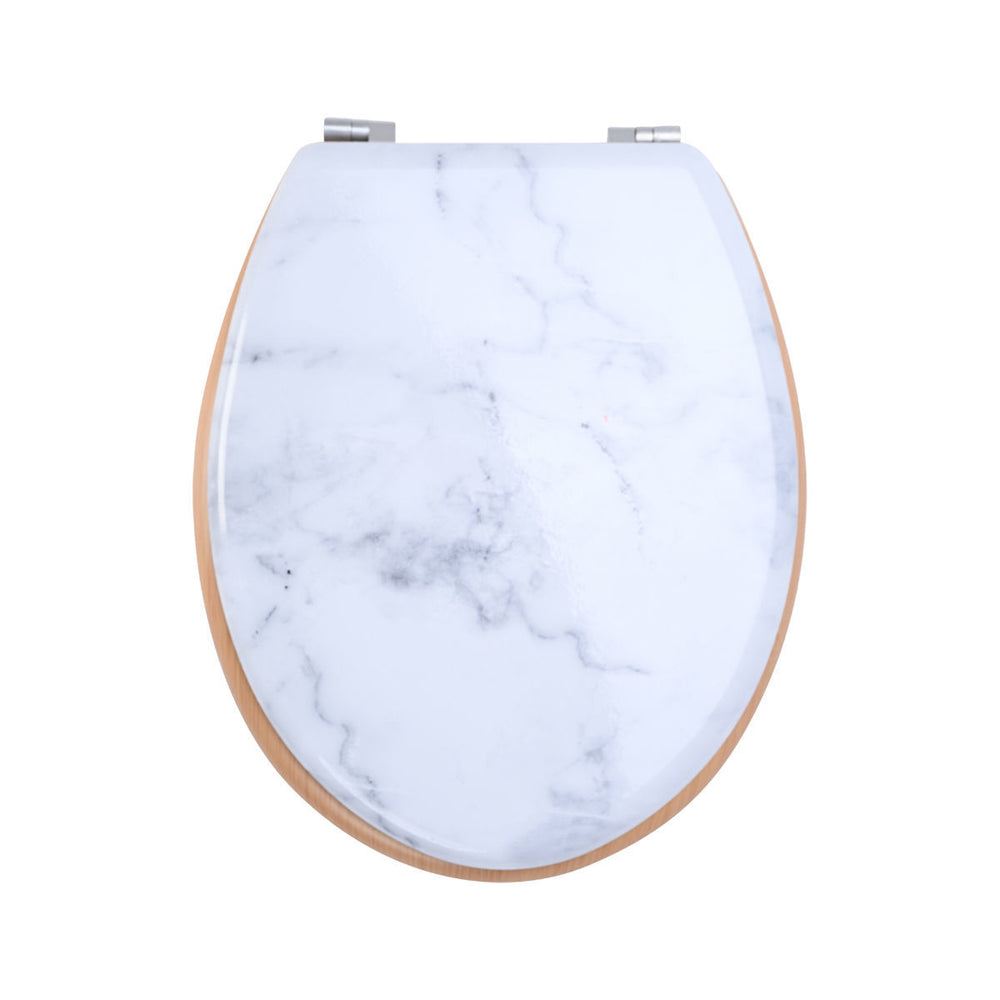 Καπάκι Λεκάνης Marble Με Μεντεσέδες Από Κράμα Ψευδαργύρου Estia