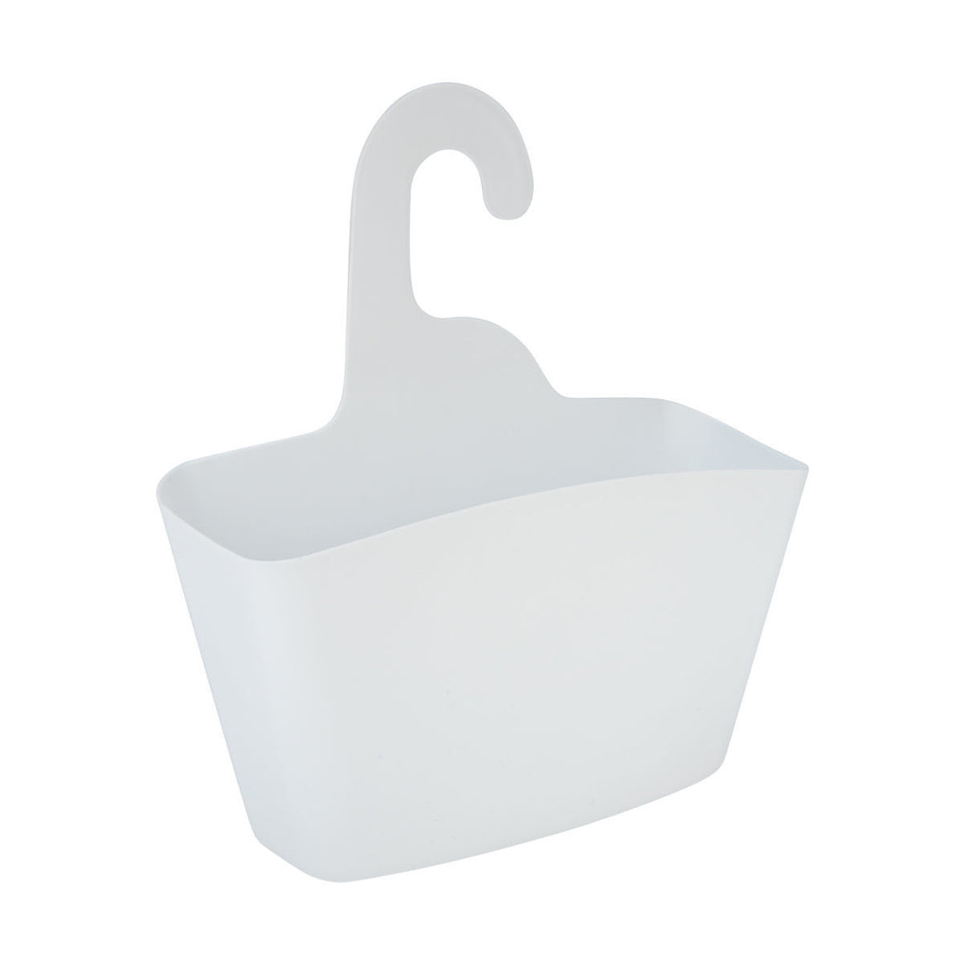 Θήκη Οργάνωσης Μπάνιου Κρεμαστή 24X7X25cm Λευκή Estia