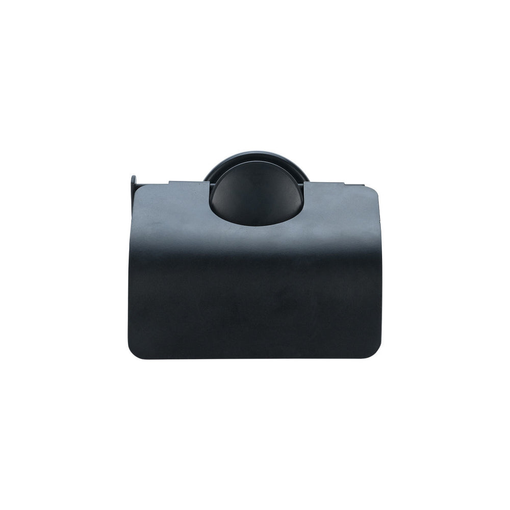 Χαρτοθήκη Με Βεντούζα Μεταλλική Μαύρη Estia