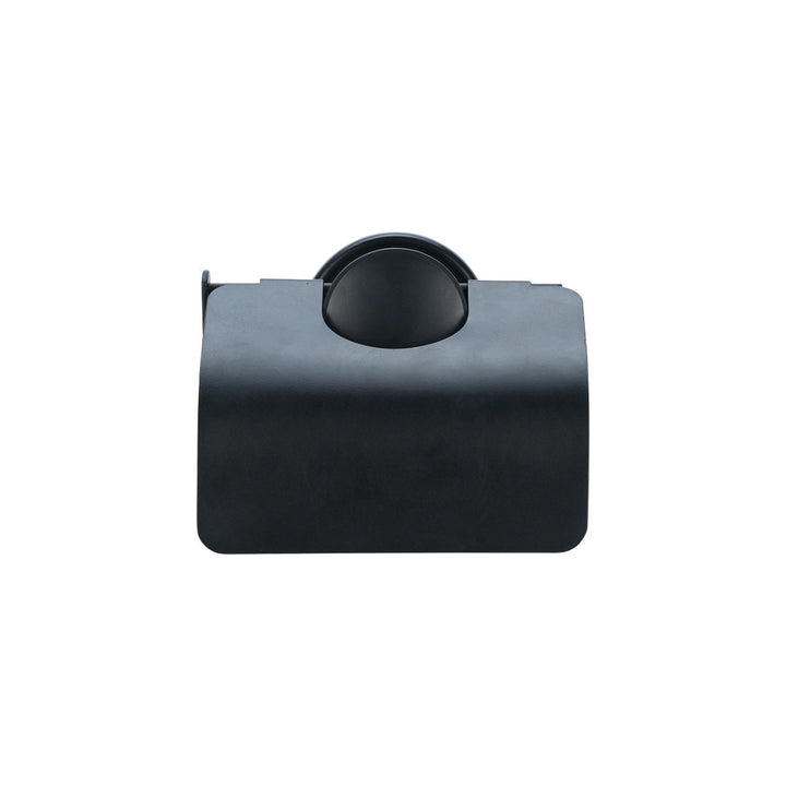 Χαρτοθήκη Με Βεντούζα Μεταλλική Μαύρη Estia