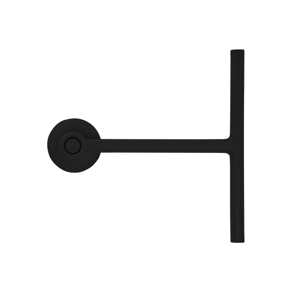 Υαλοκαθαριστήρας Μπάνιου Με Βεντούζα Μαύρος Estia 22,8X21,8X3cm