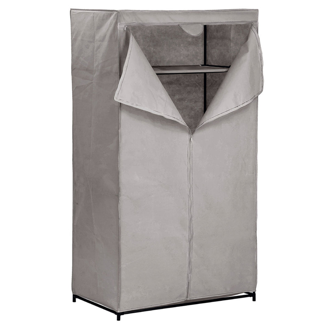 Υφασμάτινη Ντουλάπα Non-Woven Γκρι 100X50X150cm Estia