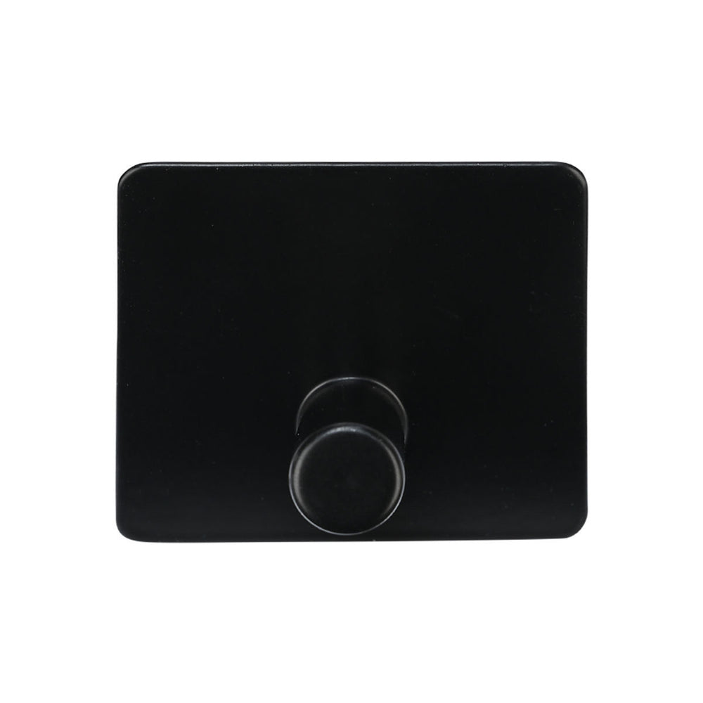 Κρεμάστρα Επιτοίχια Μονή Μεταλλική Με Τετράγωνη Βάση Μαύρη Estia