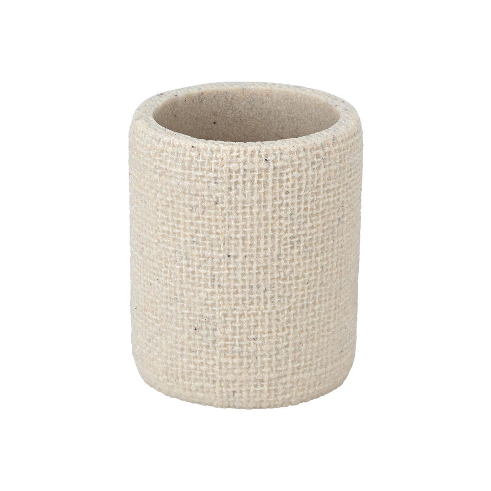 Estia Ποτηράκι Μπάνιου Ρητίνης Μπεζ Jute