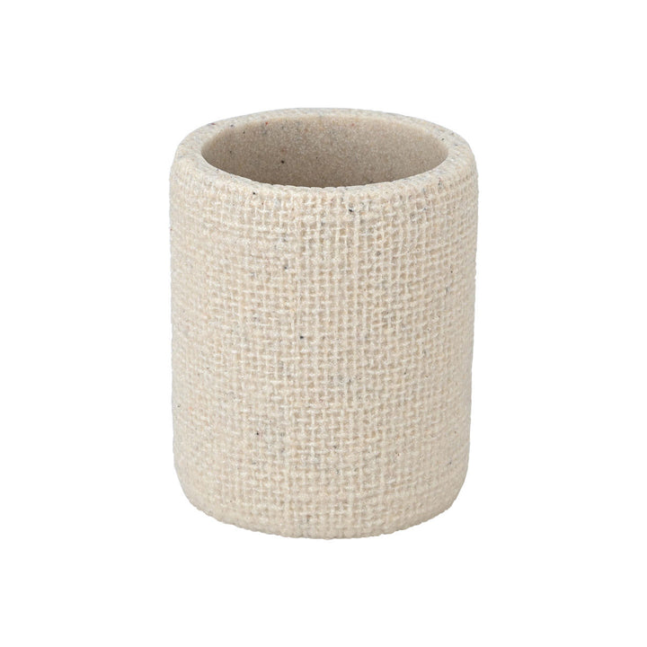 Estia Ποτηράκι Μπάνιου Ρητίνης Μπεζ Jute