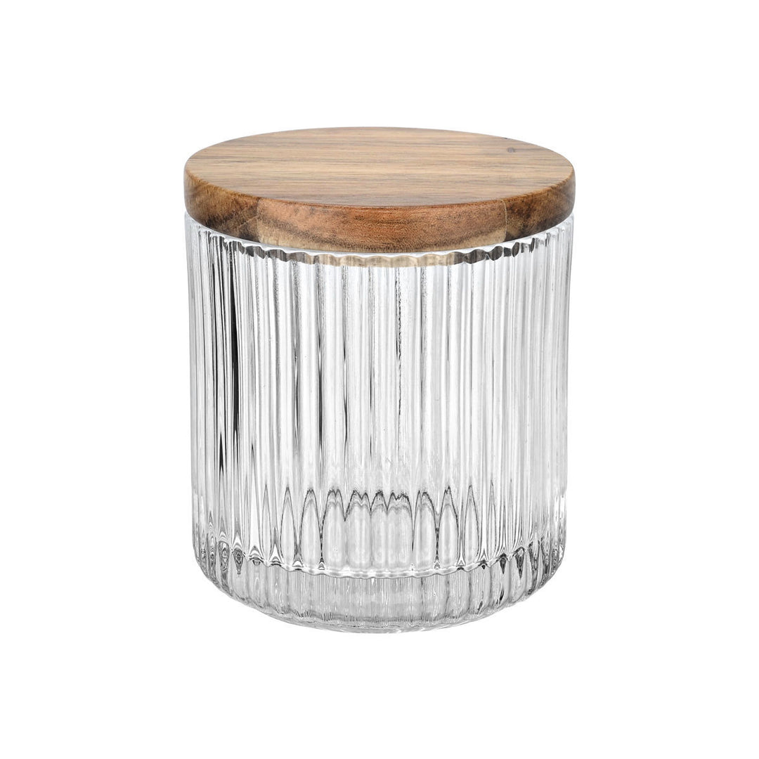 Δοχείο Για Βάμβακι Allure Γυάλινο Διαφανές Estia