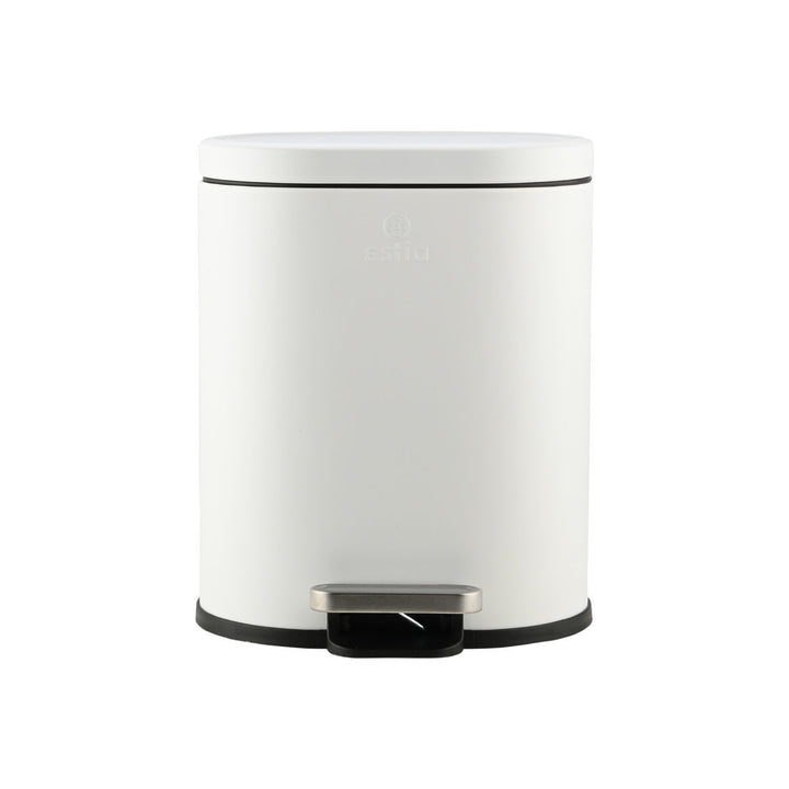 Καλάθι Μπάνιου Λευκό Από Ανοξείδωτο Ατσάλι 6lt Estia