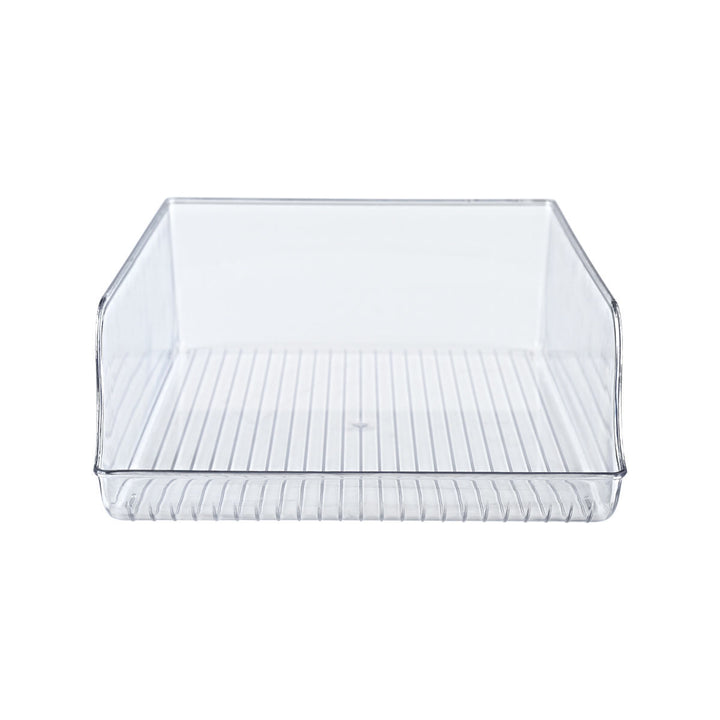 Μπροστινή όψη κουτιού ψυγείου Estia που αναδεικνύει το καμπυλωτό εμπρόσθιο άνοιγμα.