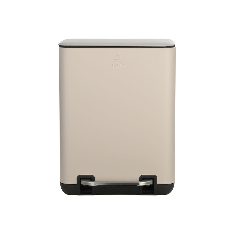 Καλάθι Μπάνιου Μόκα Ορθογώνιο Από Ανοξείδωτο Ατσάλι 6lt Estia