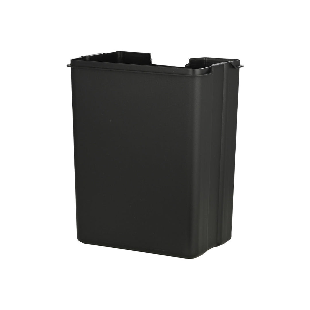 Καλάθι Μπάνιου Μαύρο Ορθογώνιο Από Ανοξείδωτο Ατσάλι 6lt Estia