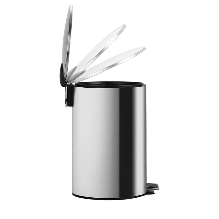 Καλάθι Μπάνιου Ανοιξείδωτο Ασημί 12lt Estia