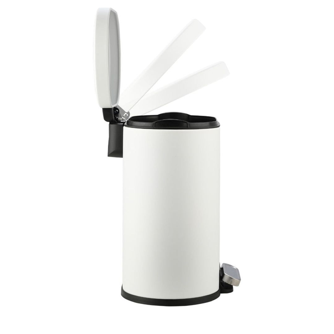 Καλάθι Μπάνιου Λευκό Από Ανοξείδωτο Ατσάλι 6lt Estia