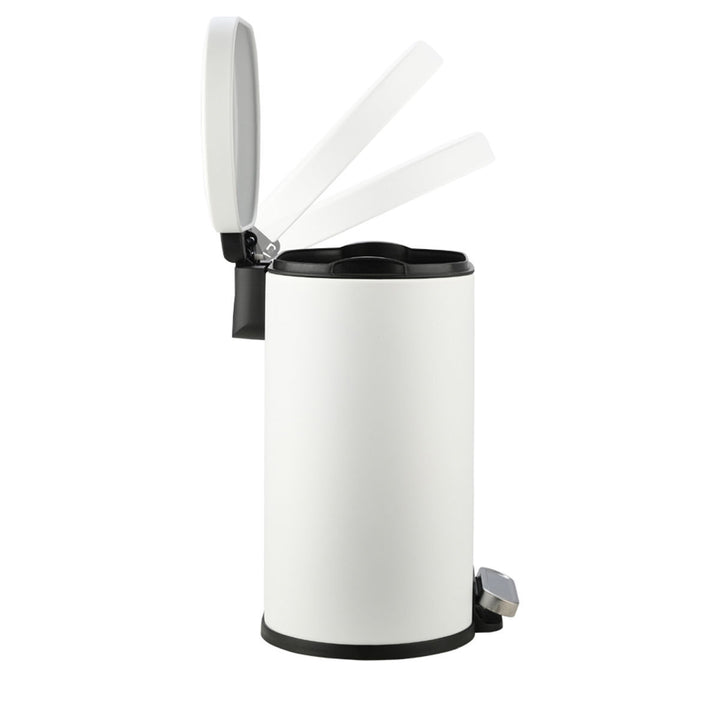 Καλάθι Μπάνιου Λευκό Από Ανοξείδωτο Ατσάλι 6lt Estia