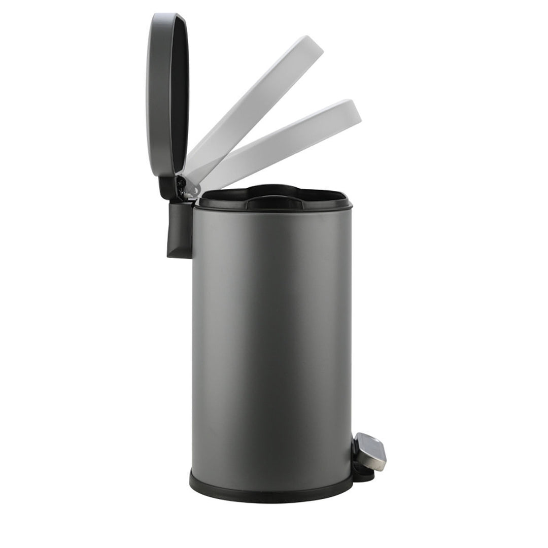 Καλάθι Μπάνιου Γκρι Από Ανοξείδωτο Ατσάλι 6lt Estia