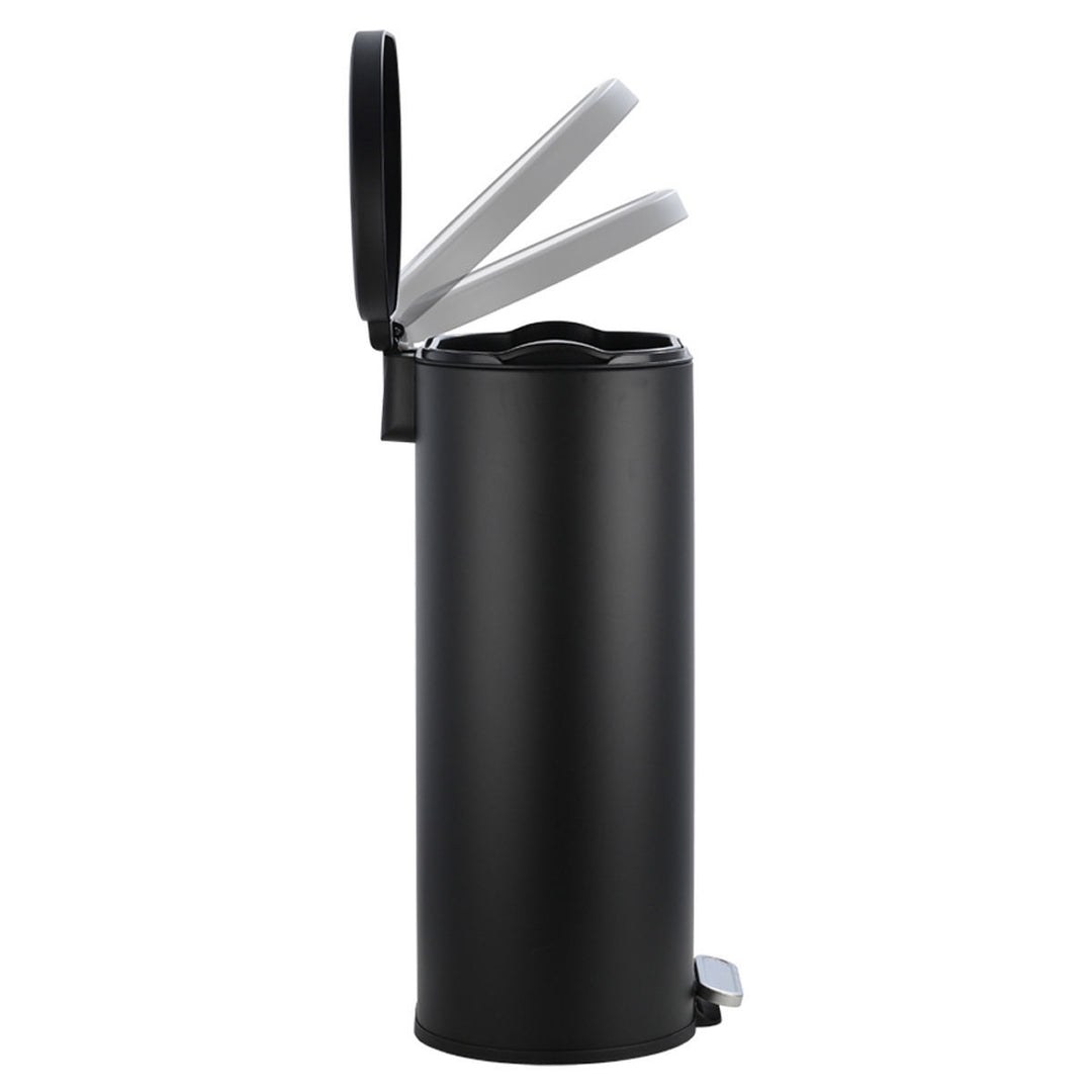 Κάδος Απορριμάτων Κουζίνας Μεταλλικός Μαύρος 30lt Estia