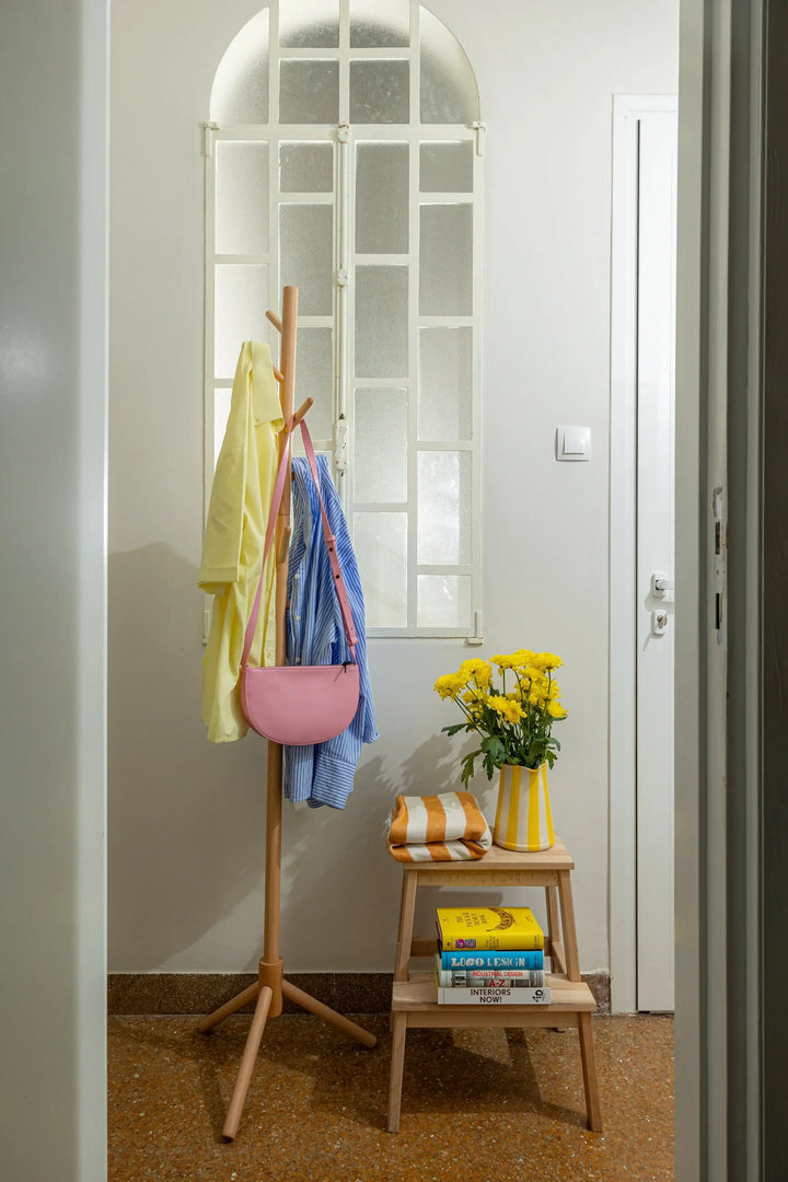 Καλόγερος Ρούχων 8 Θέσεων Ξύλινος Estia