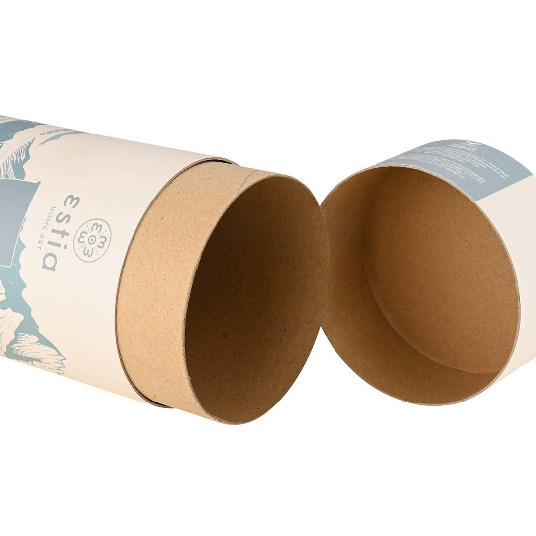 Estia Ποτήρι Θερμός  Save The Aegean 350ml Εκρού Με Βουνά Alpine Essence Coffee Mug