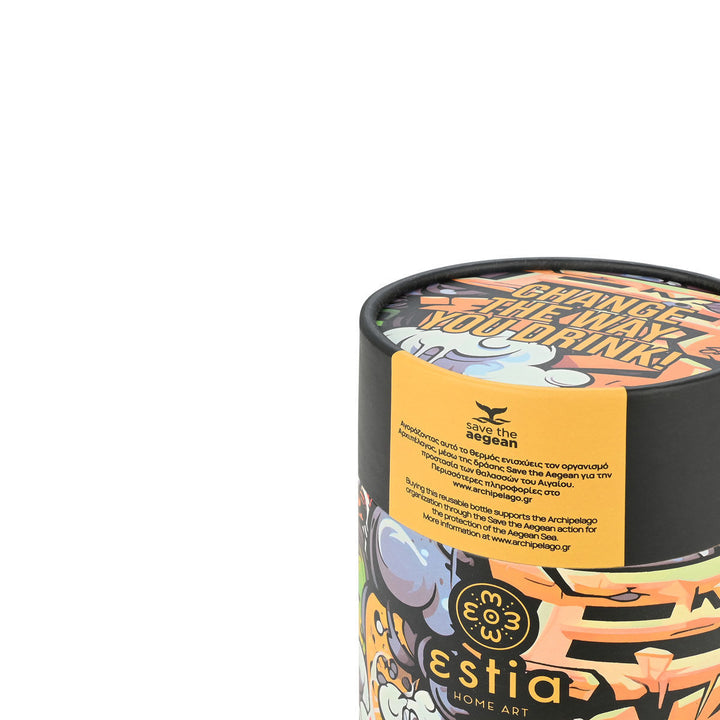 Estia Ποτήρι Θερμός  Save The Aegean 350ml Με Γκράφιτι Graffiti Rhythm Coffee Mug