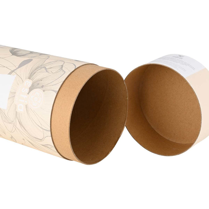 Estia Ποτήρι Θερμός  Save The Aegean 350ml Εκρού Φλοράλ Terra Serenity Coffee Mug